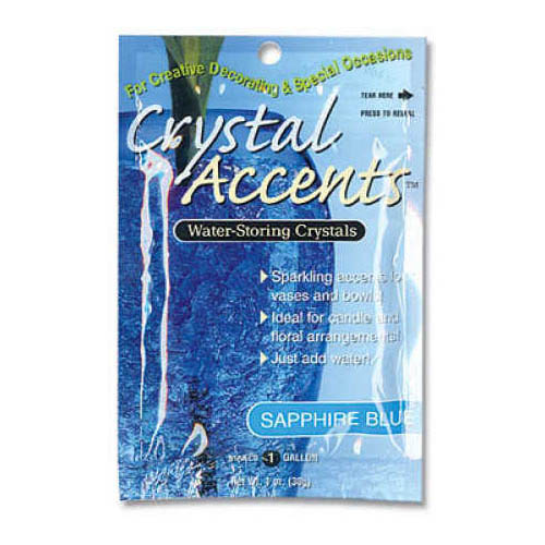 Crystal Accents Sapphire Blue 30g Water Storing Gel 