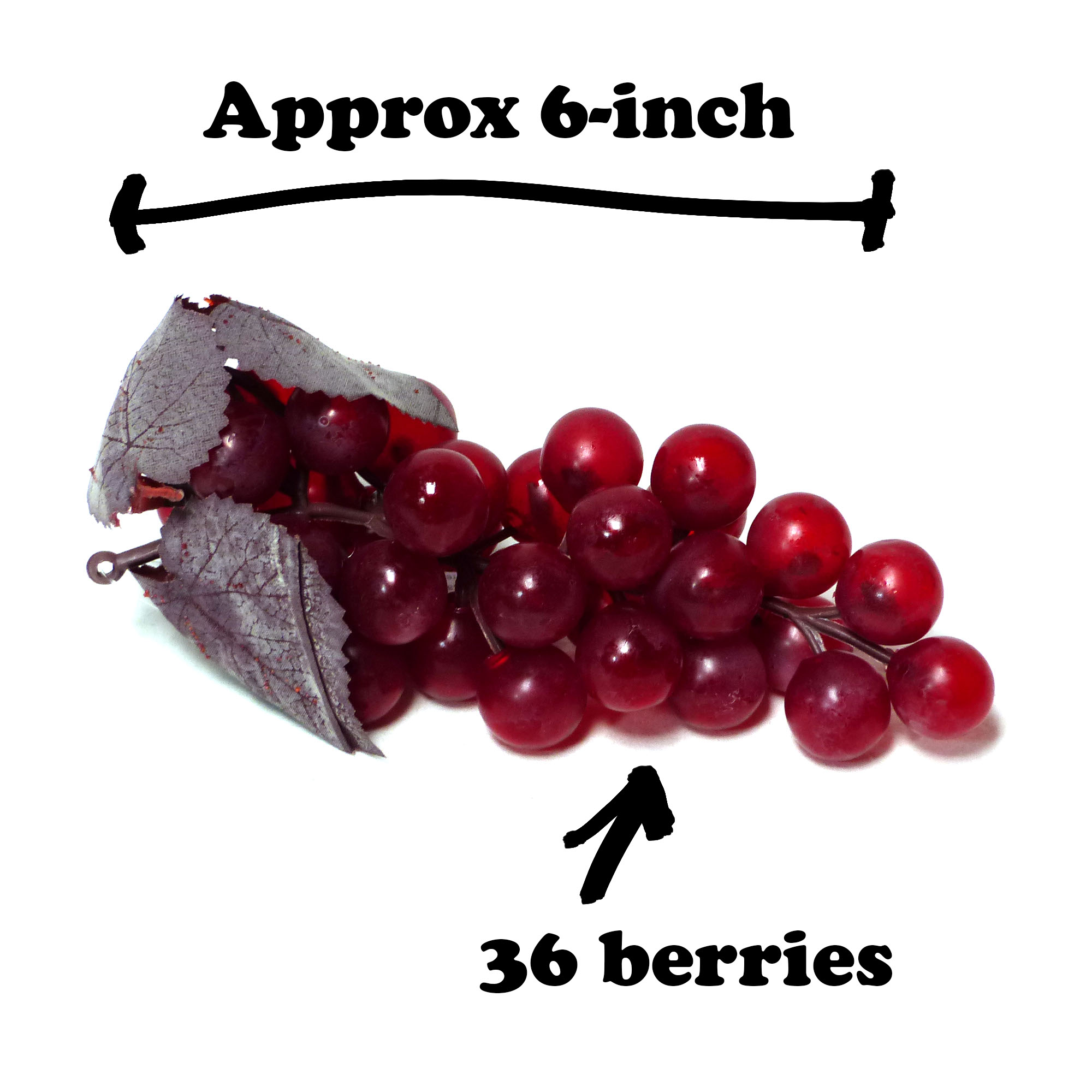 24-pack Artificial Grape Bunch 6-inch Uvas Case Lot Dozen 10 20 - Image 28