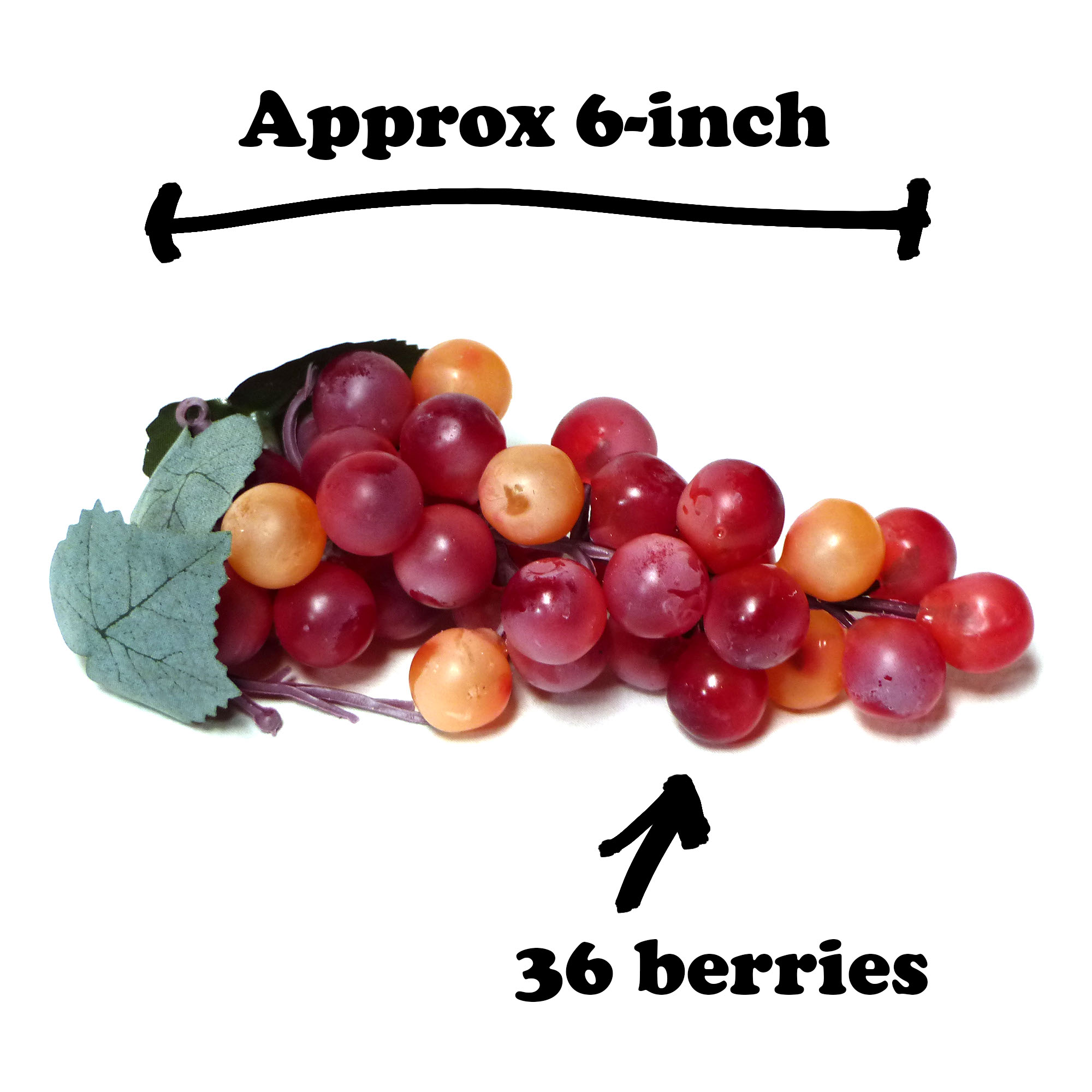 24-pack Artificial Grape Bunch 6-inch Uvas Case Lot Dozen 10 20 - Image 20