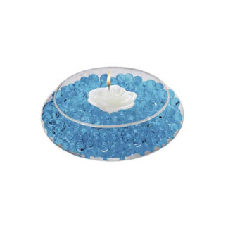 Deco Beads (Blue) 8 Ounce Makes 6 Gallons of Decorative Beads Gel Vase Filler