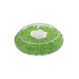 Deco Beads (Green) 8 Ounce Makes 6 Gallons of Decorative Beads Gel Vase Filler