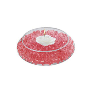 Deco Beads (Red) 8 Ounce Makes 6 Gallons of Decorative Beads Gel Vase Filler