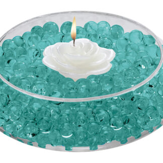 Deco Beads (Turquoise) 8 Ounce Makes 6 Gallons of Decorative Beads Gel Vase Filler
