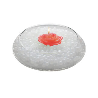 Deco Beads (White) 8 Ounce Makes 6 Gallons of Decorative Beads Gel Vase Filler
