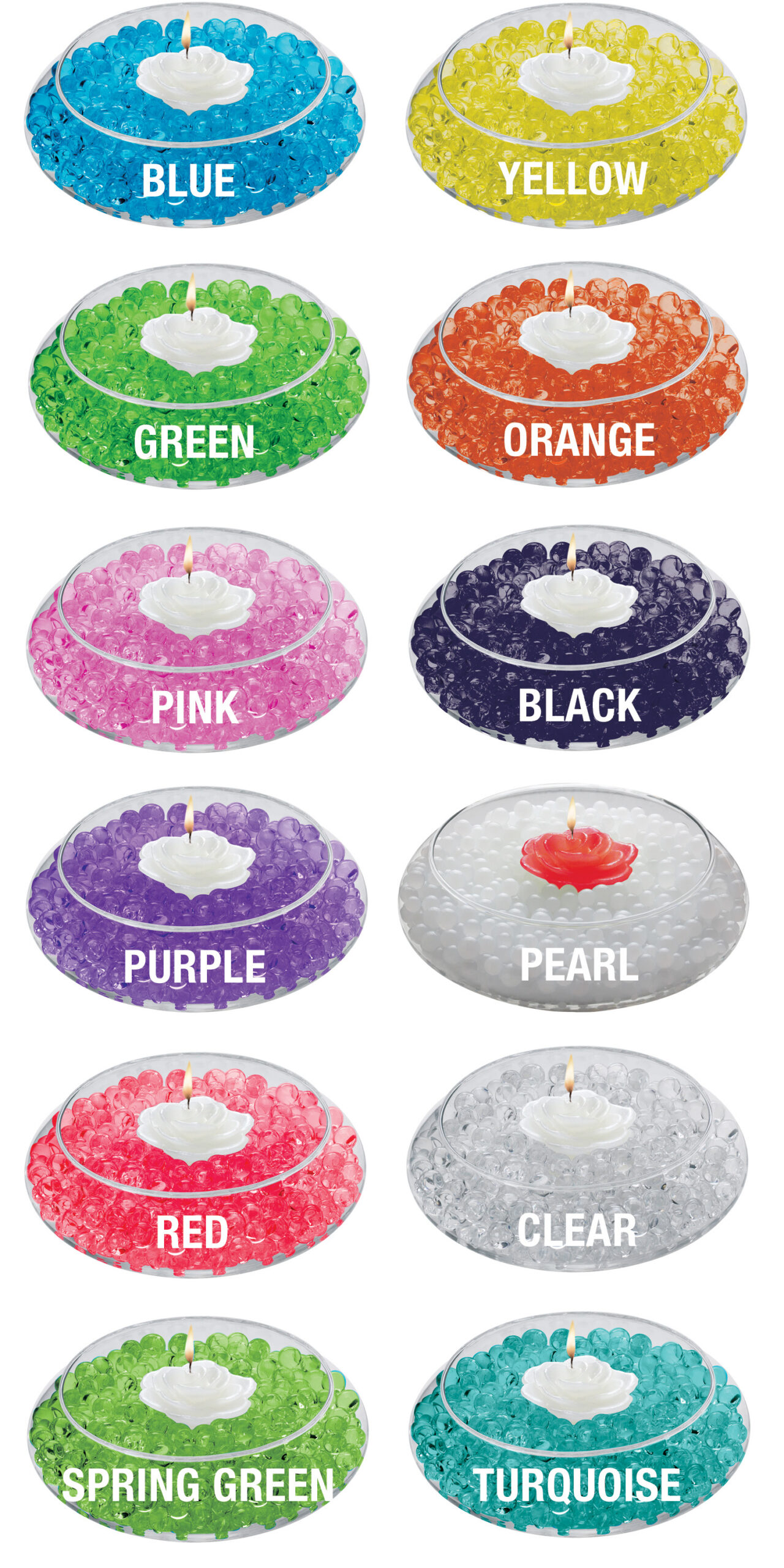 Deco Beads (Clear) 1/2 Ounce Pack Makes 6 Cups of Decorative Beads Gel Vase Filler - Image 2