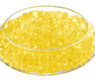 Deco Beads (Lemon Drop) New Custom Colors 8 Ounce Makes 6 Gallons of Gel Beads Vase Filler
