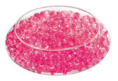 Deco Beads (Raspberry) New Custom Colors 8 Ounce Makes 6 Gallons of Gel Beads Vase Filler